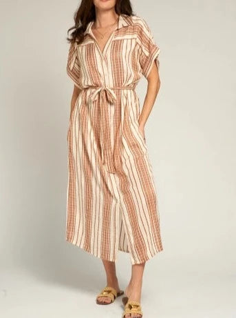 Beachside Wide Leg Cotton Gauze Pants (Assorted Colors)