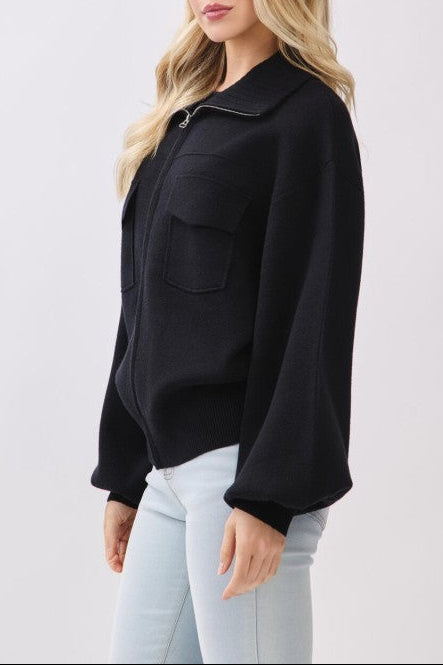 Cocoon Bomber Jacket