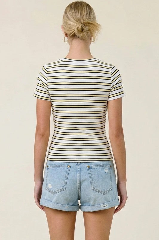 Buzz Babe Comfy Striped Tee