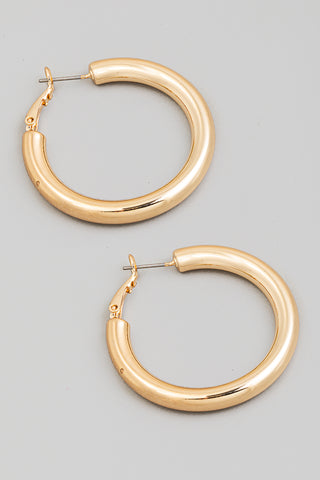 Sea/Ocean Stud Earring Set in Gold