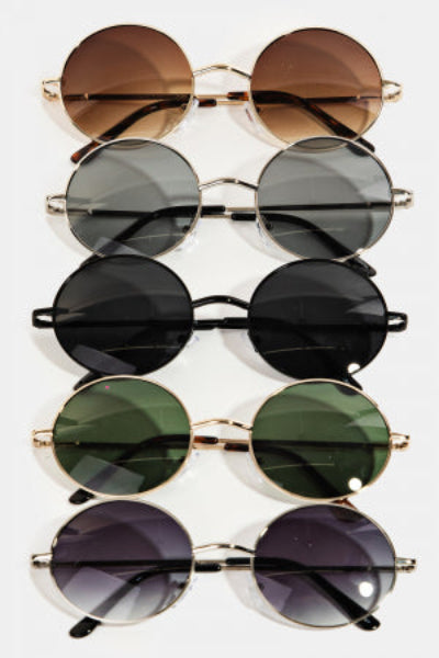 That's So 70's Circle Aviator Sunglasses