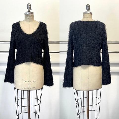 Carla Colorblock Cardigan in Black Multicolor