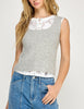 Cozyloom Cropped Sweater Vest (Assorted)