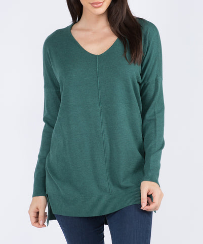 Skye Cropped Soft Knit Pullover Sweater (Various Colors)