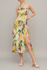 Citrus Garden Midi Dress