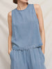 Dockside Drift Back Button Down Top