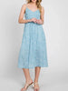 Paisley Skies Twin Pocket Camisole Midi Dress
