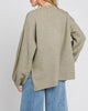 Season Staple Button Detail Oversized Sweater (Assorted Colors)