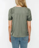 Cutie Pie V-Neck Flare Short Sleeve Top (Assorted Colors)