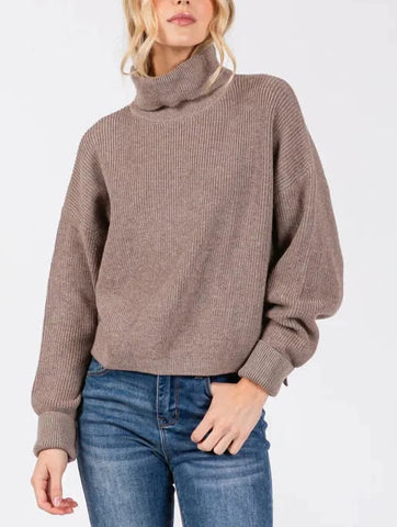 Crossing Comfort Soft Wrap Front Cropped Sweater (Assorted)