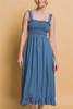 Out of Office Smocked Dress