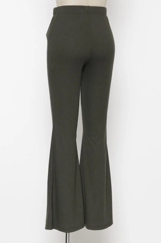 Willow Walk Ribbed Bell Bottom Pants