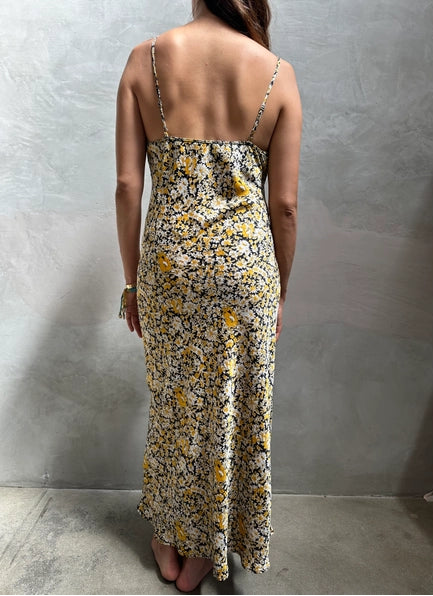 Midnight Marigold Maxi Dress