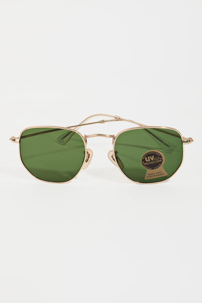 Gold Aviator UV Sunglasses