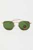 Gold Aviator UV Sunglasses