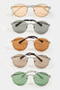 In The Spring 70's Small Circle Aviator Sunglasses