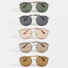 Golden Classics Round Wire Frame Sunglasses