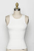 Plain As Day Round Neck Knit Sweater Tank Top (Assorted Colors)