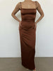 Seraphine Satin Maxi dress