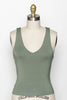 The Madison Best Selling Double Layer V-Neck Tank Top (Assorted)