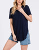 Simple Sally Relaxed Round Neck T-Shirt (Assorted Colors)