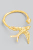 Gliding Bird Gold Adjustable Ring