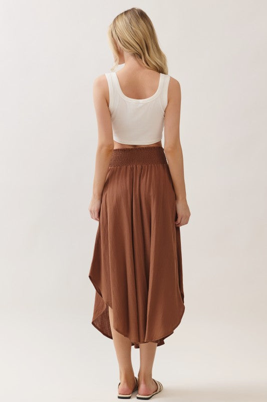 Willow Breeze Flowy Maxi Skirt