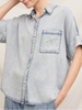 Buttoned by the Bay Short Sleeve Top