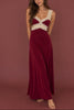 Velvet in Love Lace Trim Dress