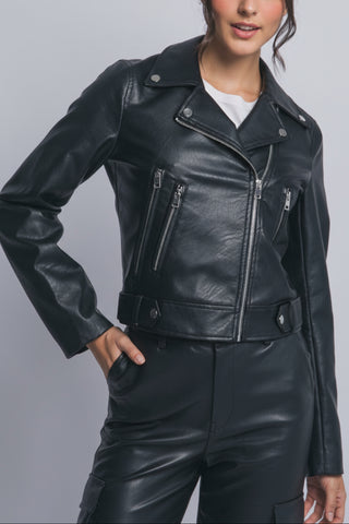 At the Studio Distressed Jacket in Olive