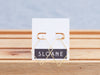 Sloane Gold Diamond Hoop Earrings
