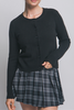 Rosette Button Up Sweater