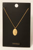 Oval Snake Pendant Necklace