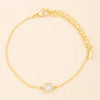 Small Bezel Chain Bracelet