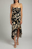 Midnight Magnolia Midi Dress
