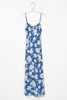 Bluebell Shimmer Floral Maxi Dress