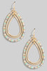 Beaded Teardrop Earrings