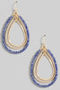 Beaded Teardrop Earrings