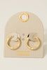 Classic gold hoops