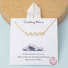 Crashing Waves Dainty Necklace