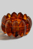 Oval Tortoise Marble Resin Stretch Bracelet