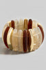 Gold Marble Resin Stretch Bracelet