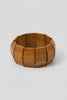 Brown Wood Stretch Bracelet