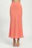 Peachy Keen Elastic Waist Maxi Skirt