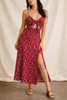 Scarlet Bloom Maxi Dress