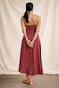 Scarlet Bloom Maxi Dress