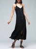 Chelsea Button Front Dress In Black