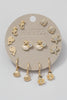 Sealife Leather Card Set of 7 Studs