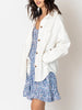 Camille Denim Shirt Jacket In Ivory