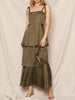 Gianna Silky and Smooth Tiered Sleeveless Dress (Assorted)